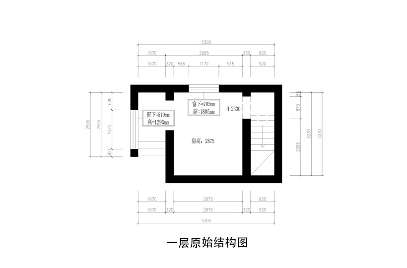 一层原始结构图