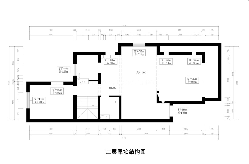 二层原始结构图