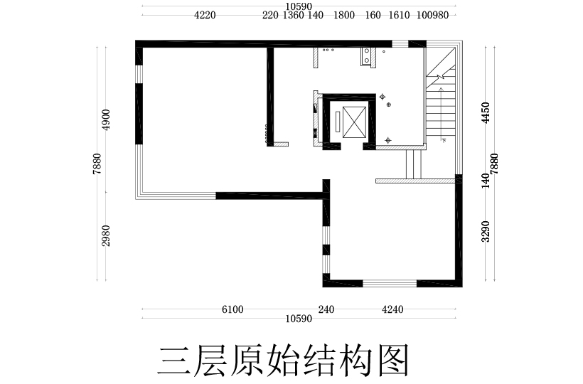 三层原shi结构图