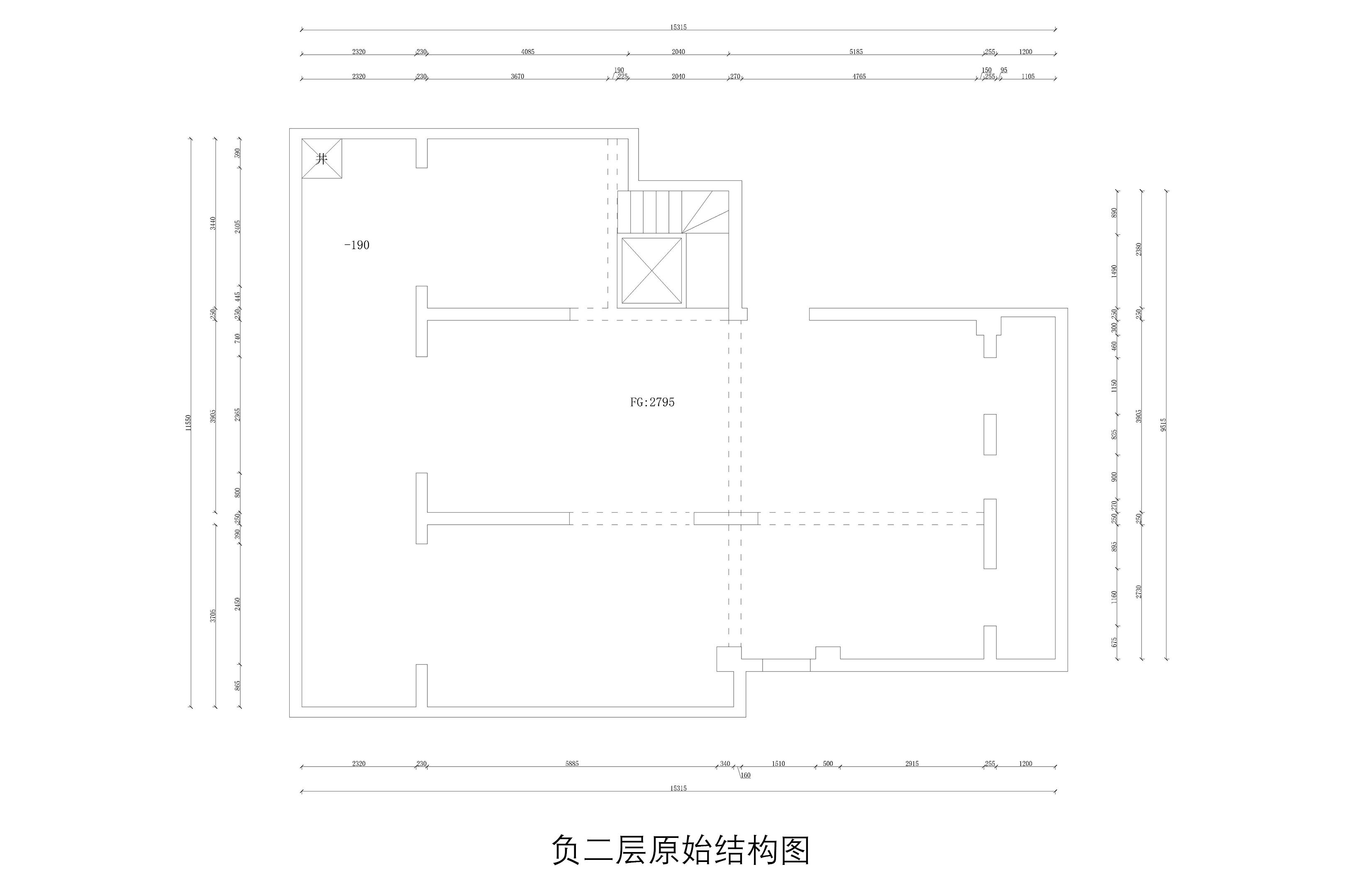 负二层原shi结构图