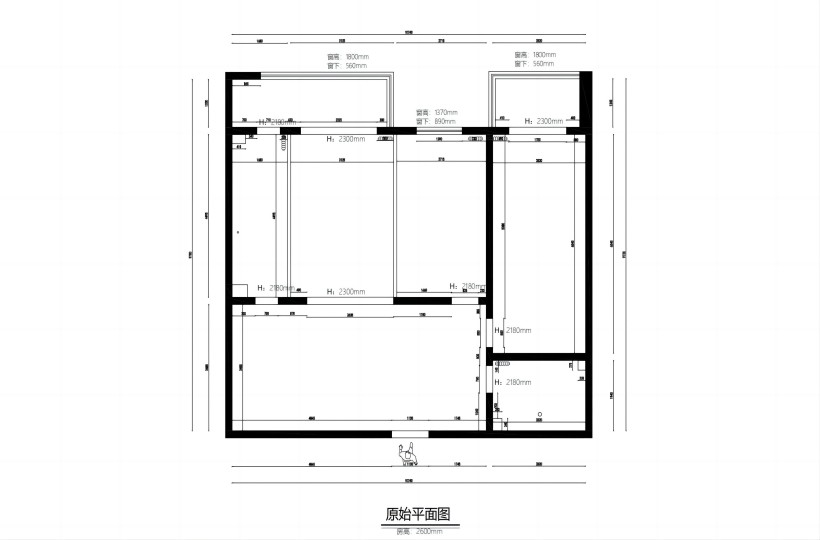 原始平面图