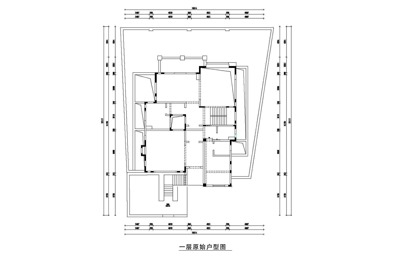 一层原shi结构图