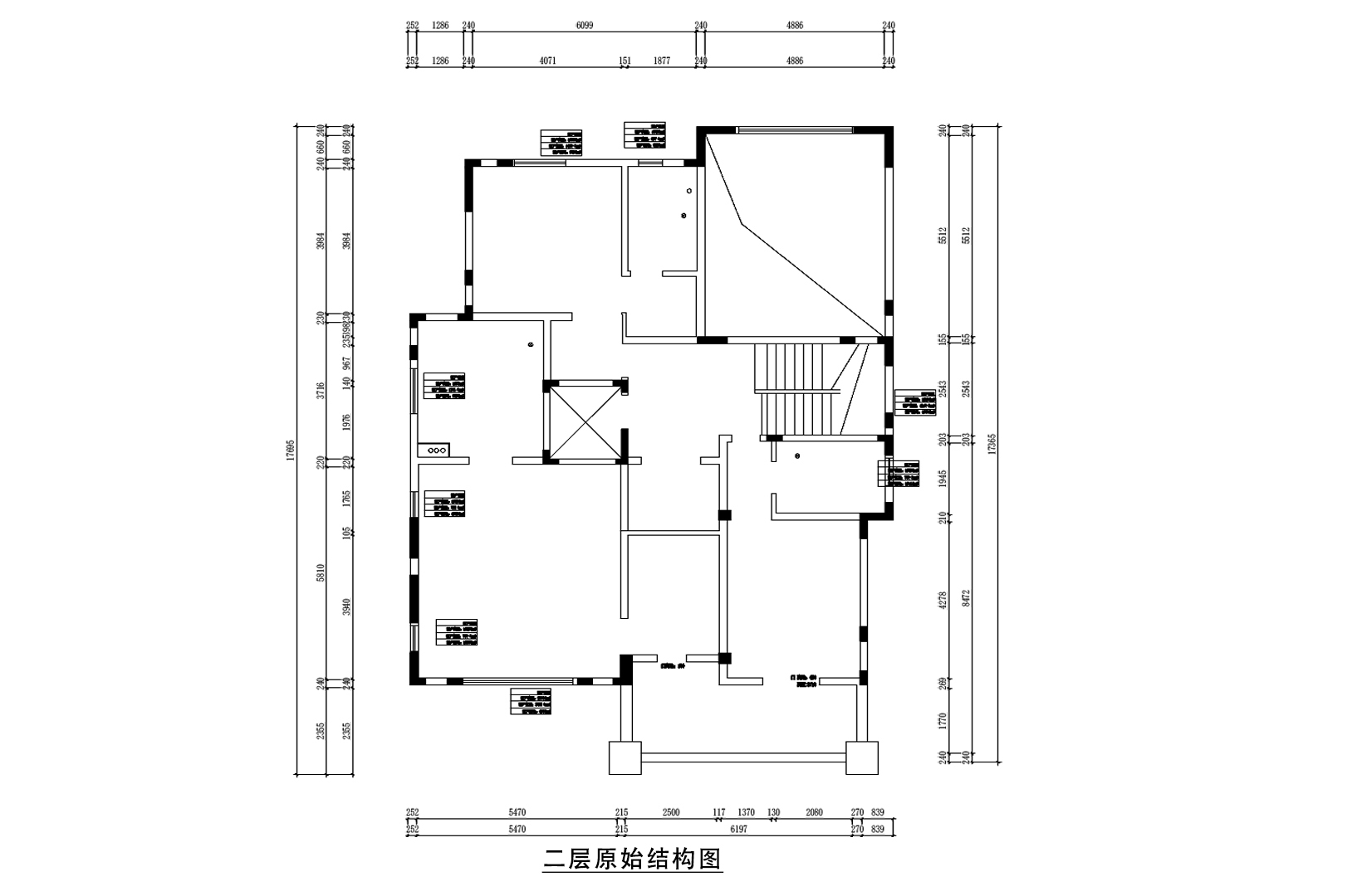 二层原shi结构图