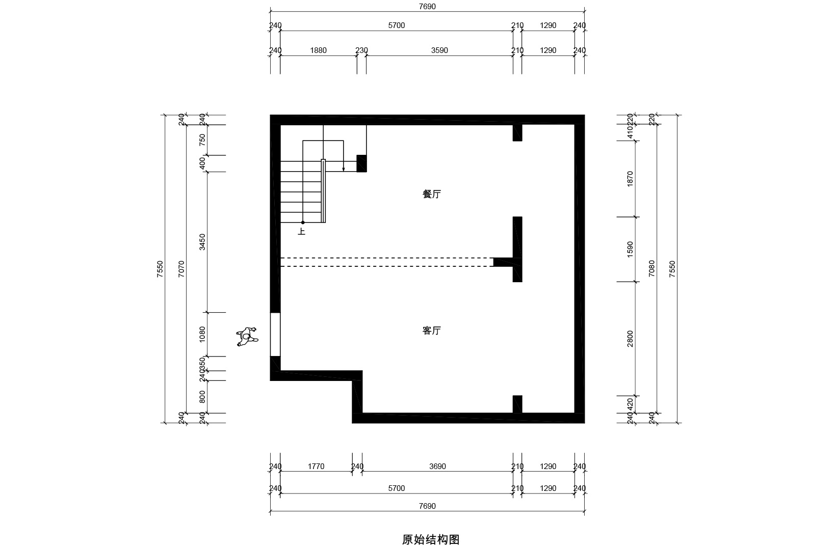 原始平面图