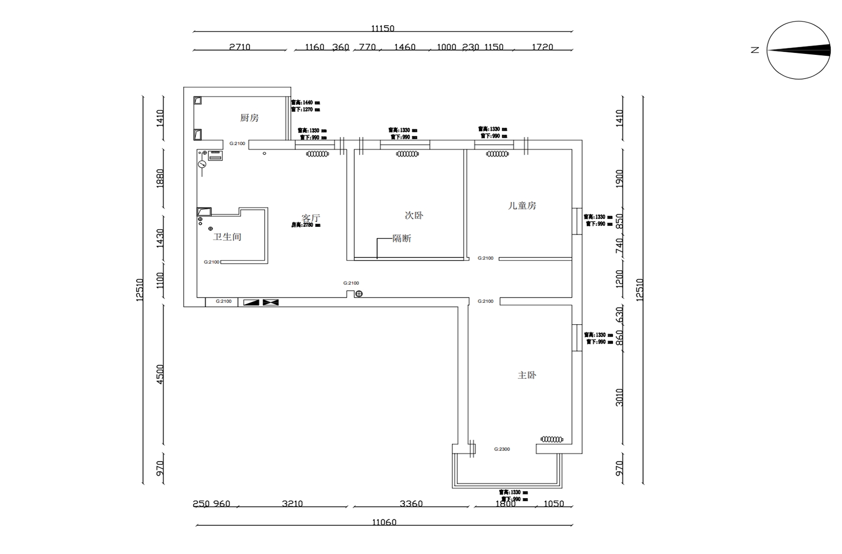 原shi户型图