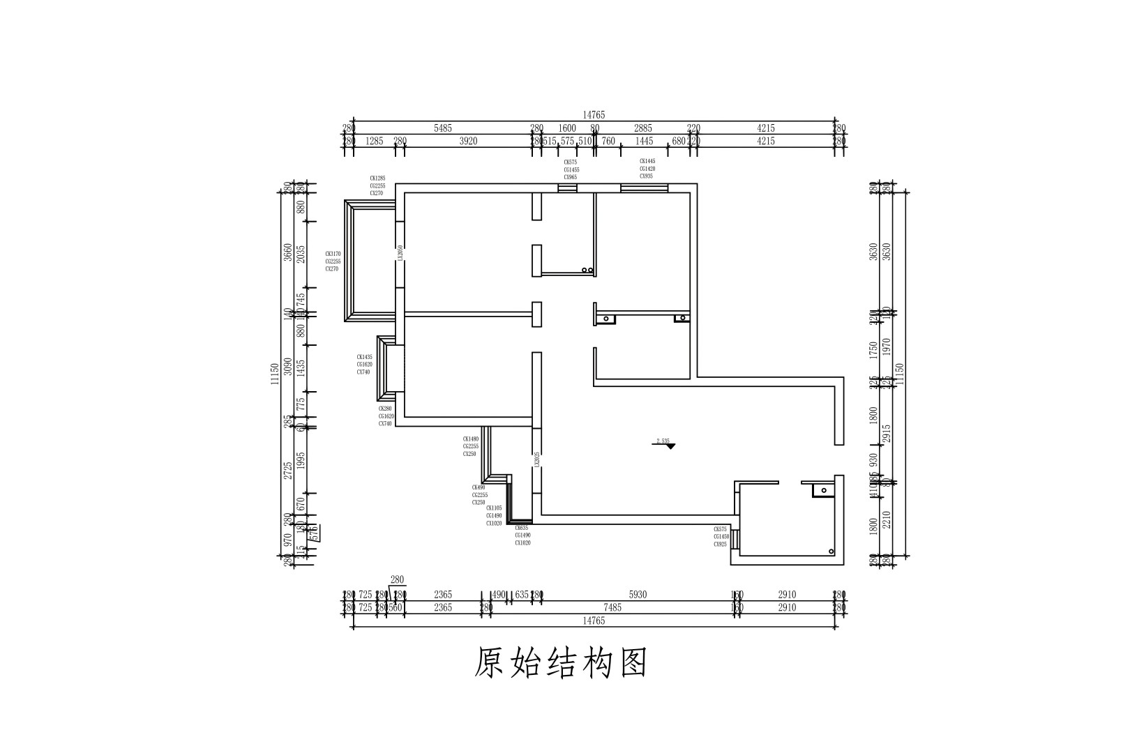 原始结构图